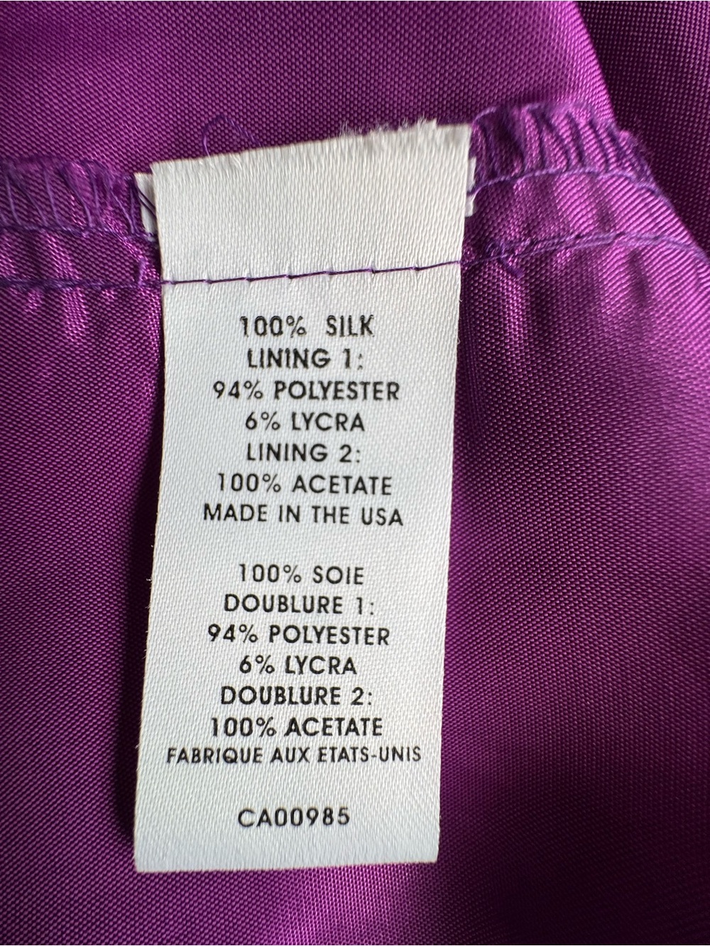 Nanette Lepore Dress Violet Polka Dot Strapless Tie-Waist 100% Silk SZ 0 - Picture 12 of 14